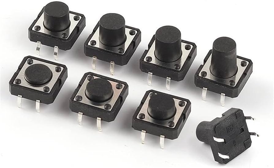 TACT SWITCH 4 PIN GRANDE 12X12 12mm