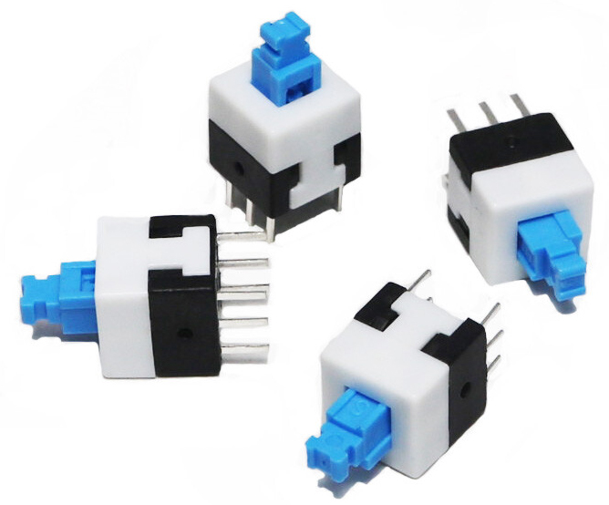 TACT SWITCH 6 PIN PULSADOR 8.5X8.5 NO LOCK