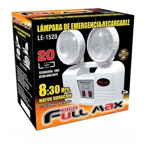 Lámpara de Emerg. C/20 Leds SMD 8:30 Horas