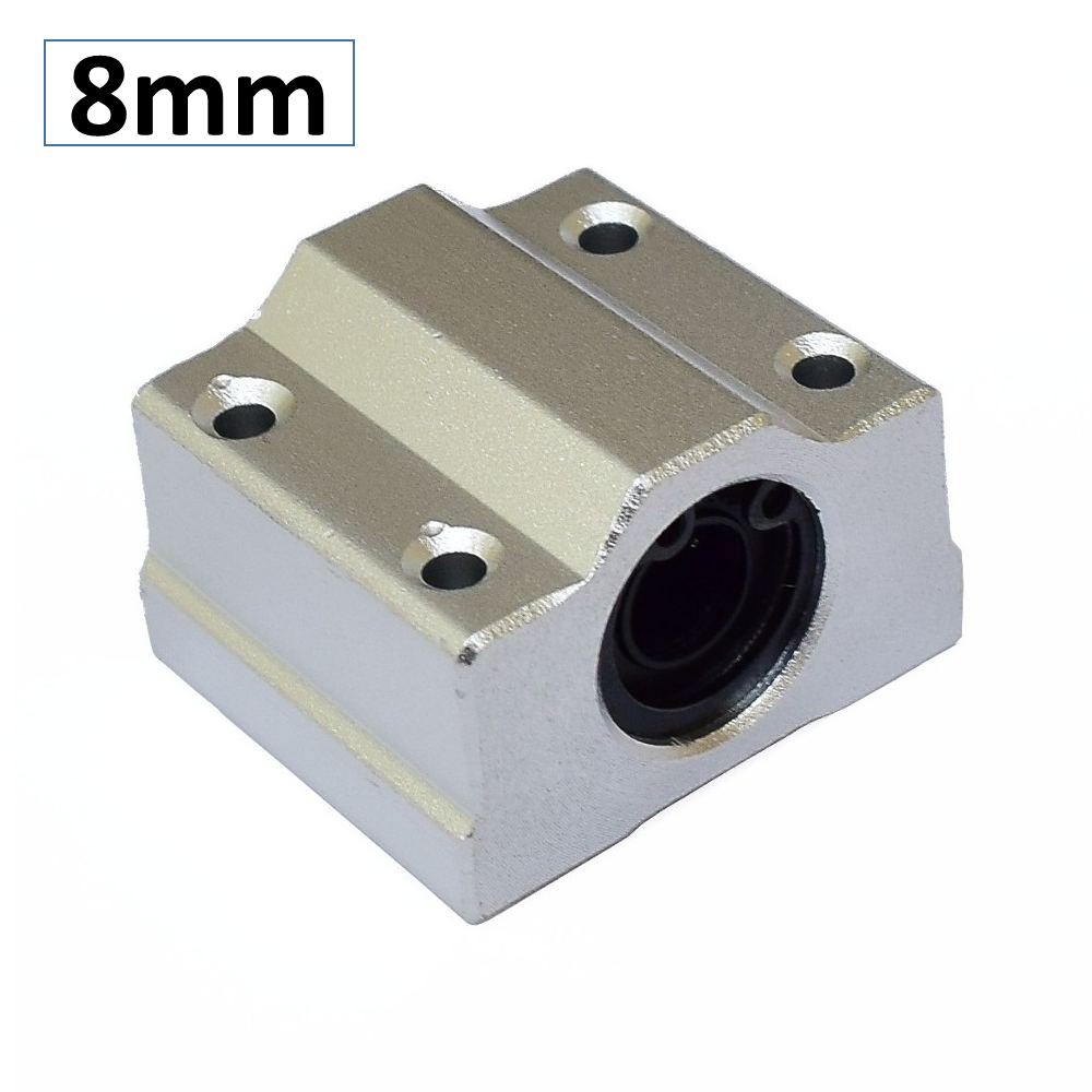 Rodamiento Lineal de Fijación Directa de Aluminio 8mm