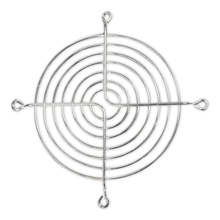 Rejilla 92mm Metal Cromado P/Vent