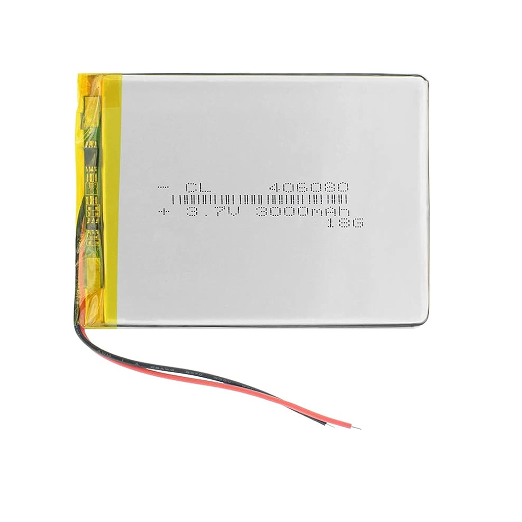 Bateria de 3.7V 3000mAH ION Litio Recargable