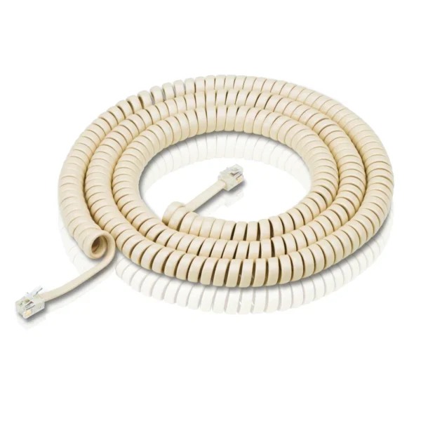 Cable Helecoidal Telef 25FT Crema
