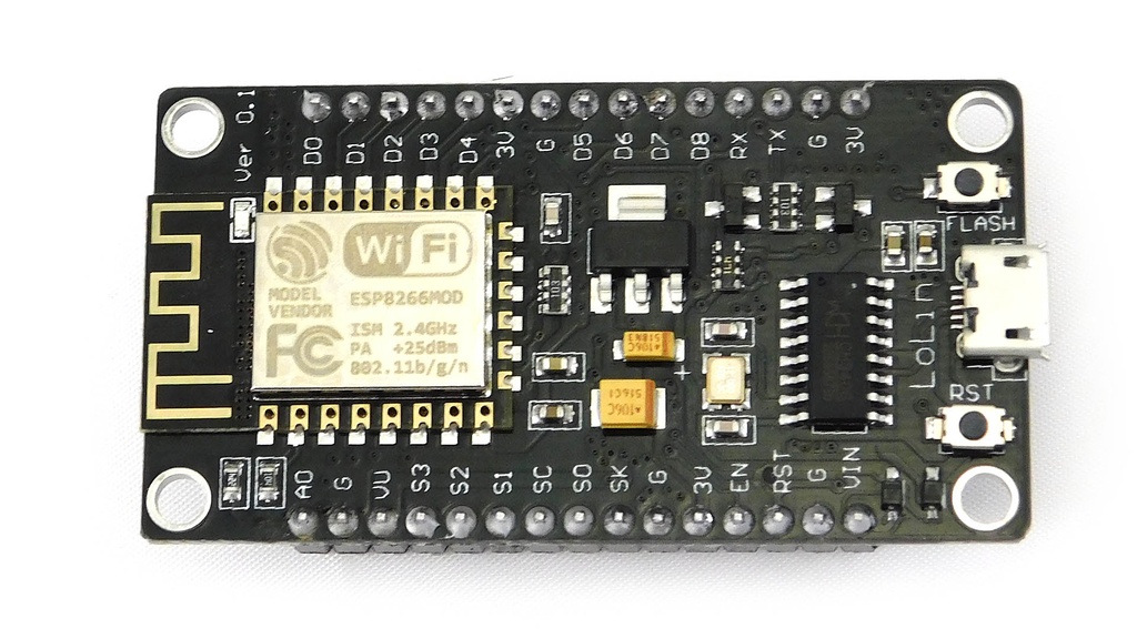 NodeMCU WeMos LoLin USB-TTL = CH340 ESP12E