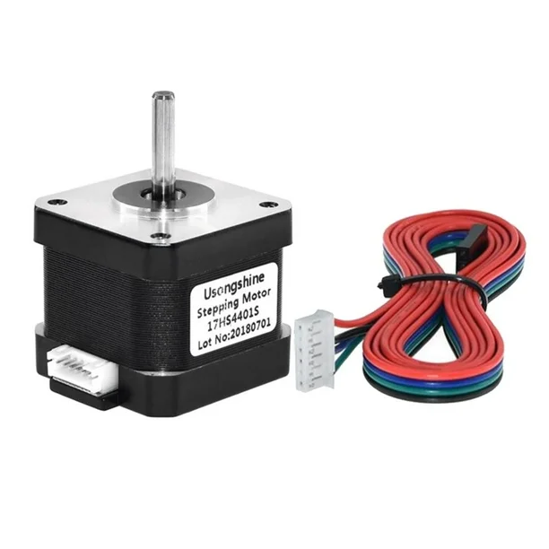 Motor de Pasos Bipolar 17HS4401S Usongshine de 4 Cables, Voltaje Nominal: CC 3,6 V NEMA17 