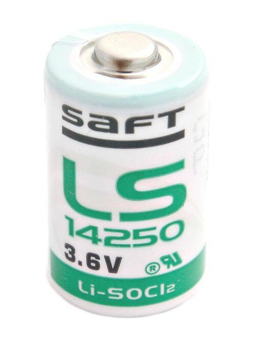 Bateria de Litio de 3.6V 1200mAh 1/2AA Francia SAFT
