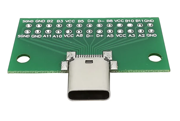 Conector USB Hembra Tipo C USB 3.0, PCB 