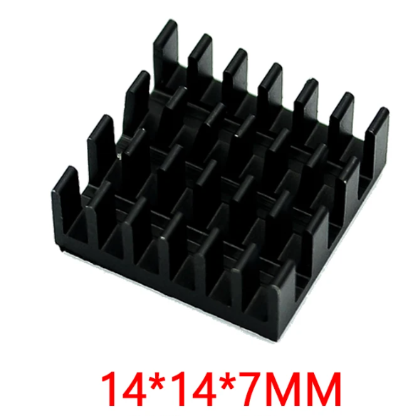 Disipador Mini con Pega 14x14x7 