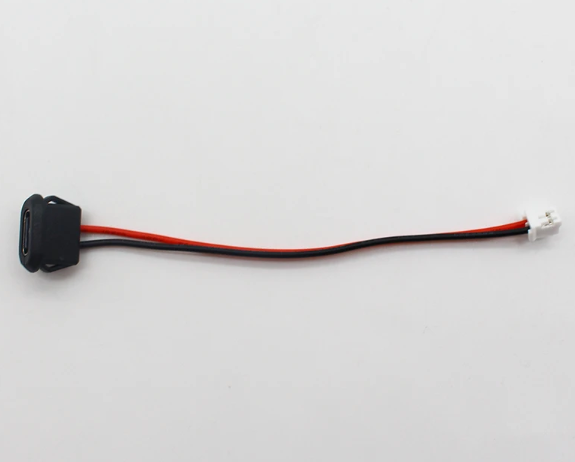 Conector USB Tipo C Hembra C/ Cable Chasis 