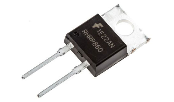 Diodo 8A, 400V - 600V Hyperfast