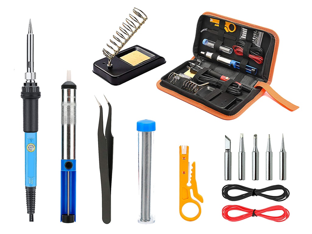 Kit de Herramientas para Soldar 14 Piezas en 1, Set de Soldadura