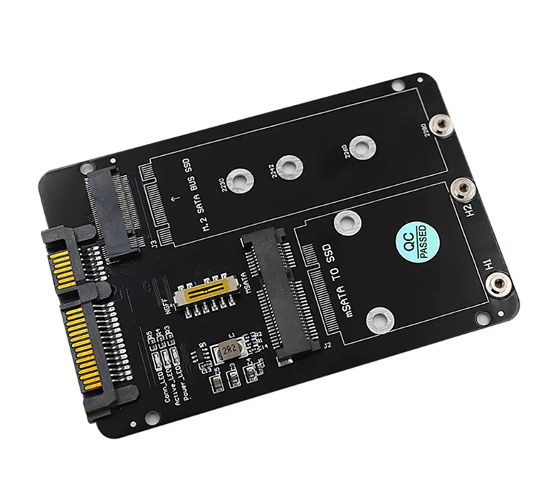 Adaptador Adaptador de SSD M.2 NGFF o MSATA a SATA 3.0 2.5"