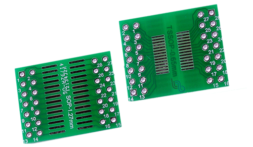 PLACA IMPRESA TSSOP28/SSOP28/SOP28 A DIP, ADAPTADO