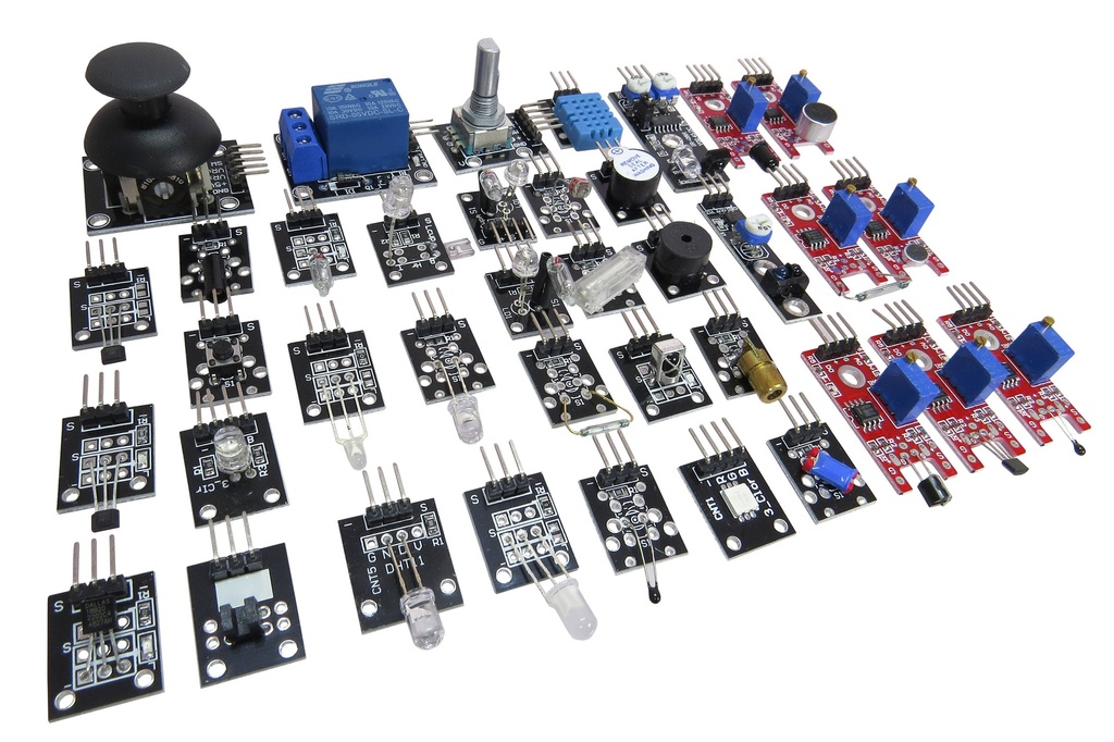 Kit de Sensores 37 en 1 para Arduino - en Caja Plastica