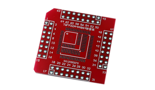 PLACA IMPRESA TQFP32/44/48/64PIN A DIP, ADAPT