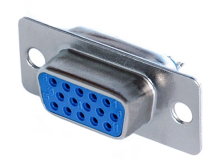 Conector15 Pines 3 Filas Hembra