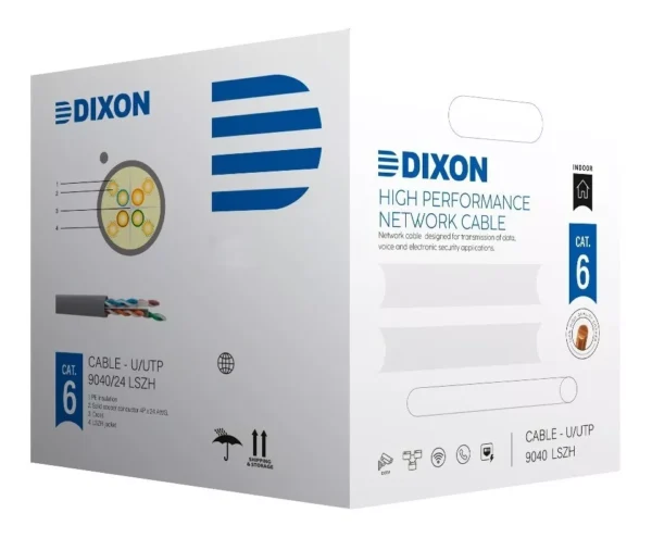 Dixon 9040 - Cable UTP Cat 6 - LSZH