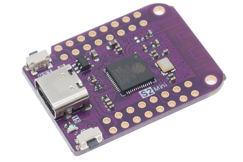 ESP32 S2 Mini V1.0.0 4MB FLASH 2MB PSRAM Compatible con MicroPython y Arduino