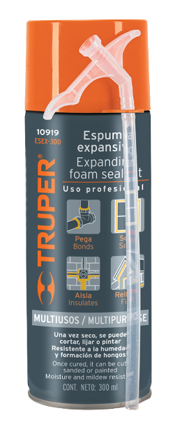 Espuma Expansiva de 300 ml, TRUPER 10919