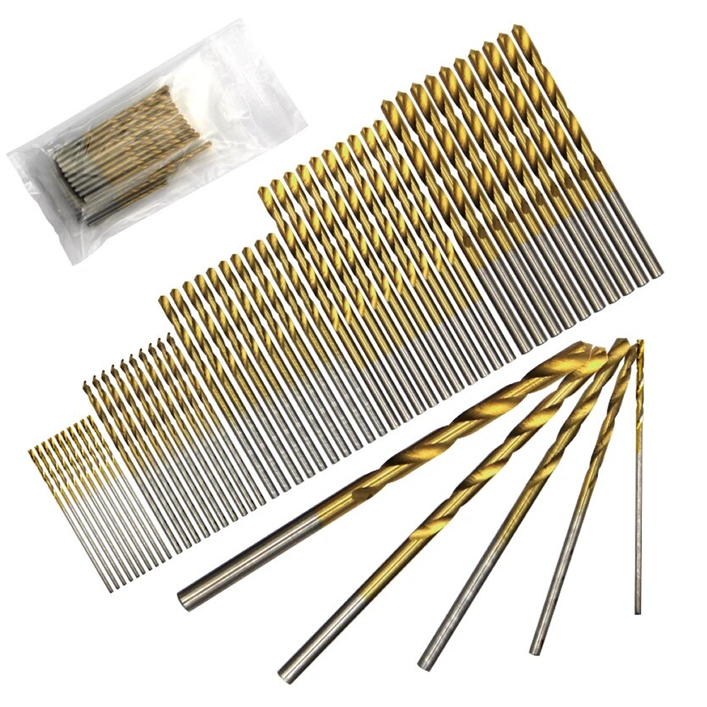 Kit Surtido de Brocas 50PCS 1 / 1.5 / 2 / 2.5 / 3mm PCB 