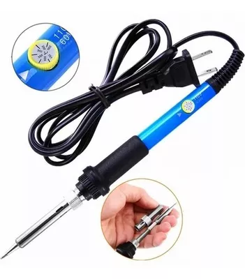 Cautin Eléctrico Temperatura Ajustable, 220V, 60W 