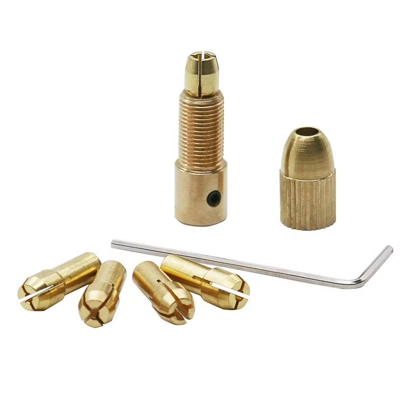 Juego de Mini Portabrocas, Mandril Pequeño Eje 3.17mm