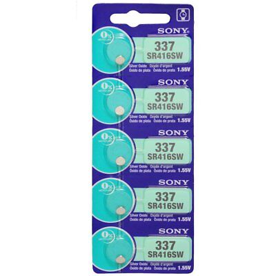 Pila Sony 337 SR416SW 1.55v Botón 