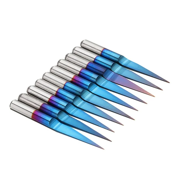 Fresa 25 Grados * 0.2mm Carburo de Tungsteno Forma "V" x10pcs (copia)