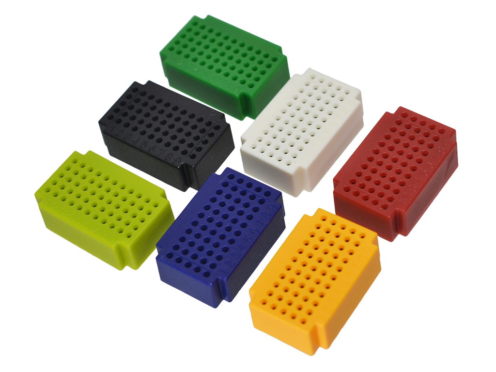 Protoboard Miniatura de 55 Puntos. Micro Breadboard de 30x20mm