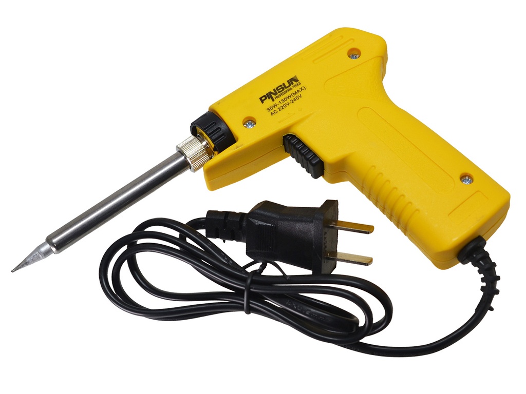 Cautín Tipo Pistola para Soldar "PINSUN" 30-130W, Enchufe Americano