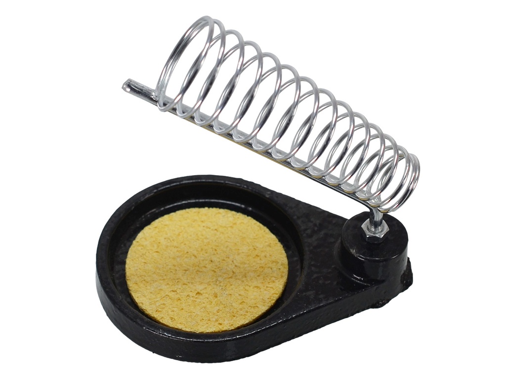 Soporte Circular para Cautín y Esponja - Base de metal para Soldador, Peso, 218gr
