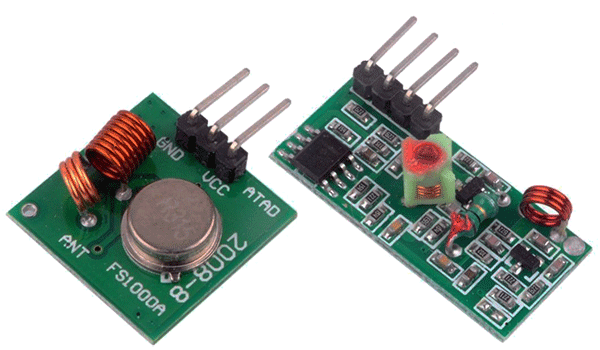 Módulo de RF 434 MHz ASK Transmisor y Receptor