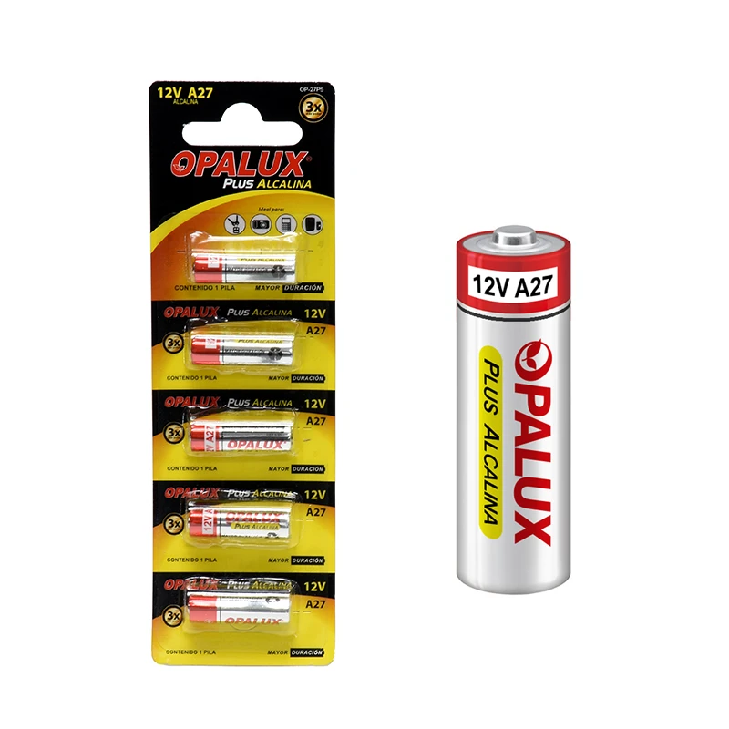 Pila Alcalina 12V A27 OPALUX