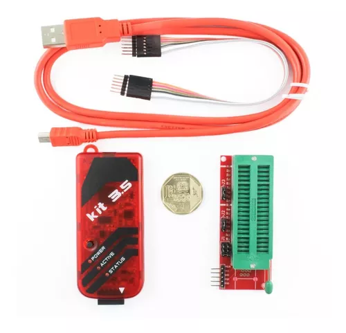Programador de PICS Compatible PICKit3.5 con Accesorios 
