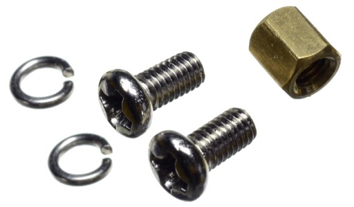 [SSH-M3X10-FF        ] Separador de Bronce Hexagonal M3X10mm Hembra Hembra