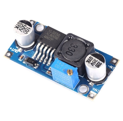 [XL6009-PCB] Modulo Ajustable Step Up Boost de 4 Amp. HW-432 Ent: 5-32VCC Sal: 7-35VCC