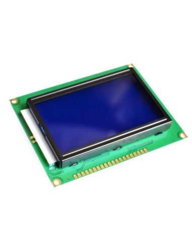[RT-G12864A-C-V2     ] Display Grafico Lcd BL Azul 128X64 Comp KS0108