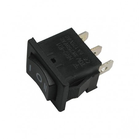 [XW-601-3P           ] SWITCH NEGRO 6A 250VAC 3 PINES SIN LUZ XW-603     