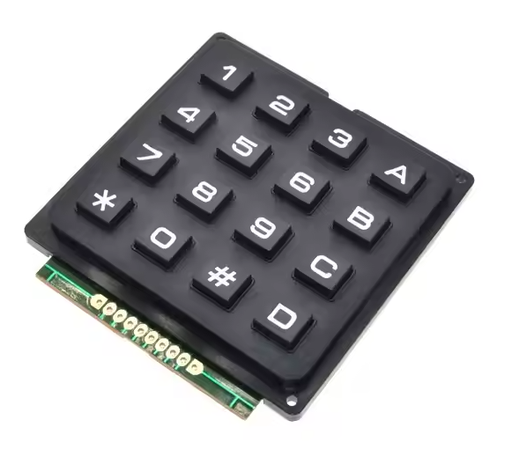[KEY-4X4-PCB] Teclado Matricial 4×4 de Botones – 16 dígitos