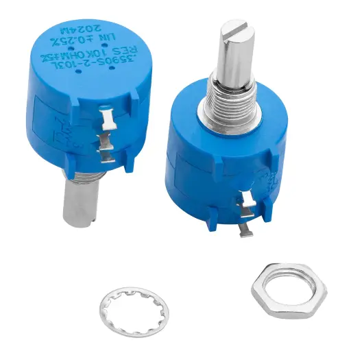 [3590S-20K] Potenciometro Bobinado de 10 Vueltas. Lineal 2 W ± 5% (20 Kohm)