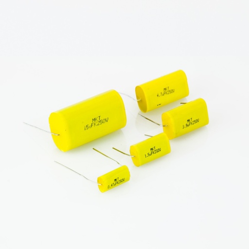 [4.7UF-400V-PM] Condensador de Poliéster Metalizado Amarillo