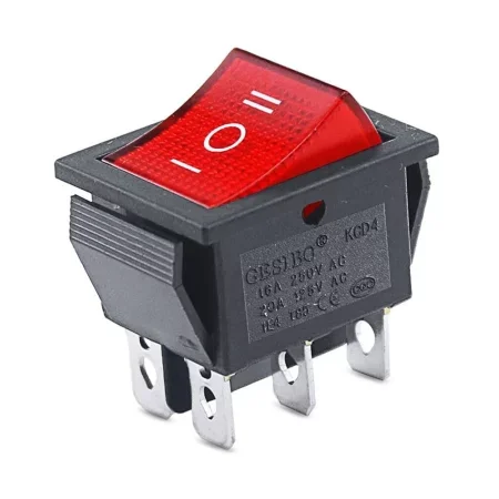 [KCD4-2L2C] SWITCH SELECTOR 250V 16A 6 PINES