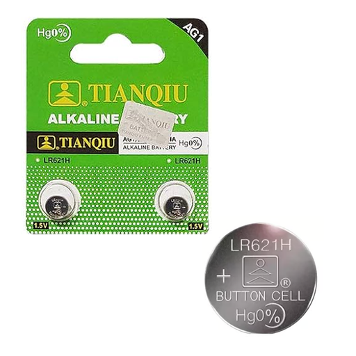 [AG1-TIA] Pila Botón Alcalina 1.5V AG1 LR621H TIANQIU