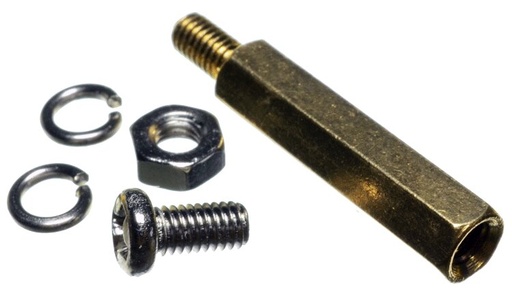 [SSH-M3X20+6-MF] Separador de Bronce Hexagonal M3X20+6mm