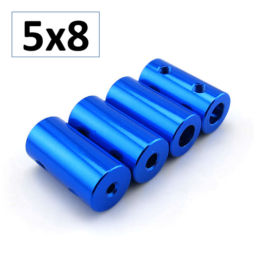 [AC5X8-3D] Acople Rígido de Aluminio de 5x8 D14 L25 CNC