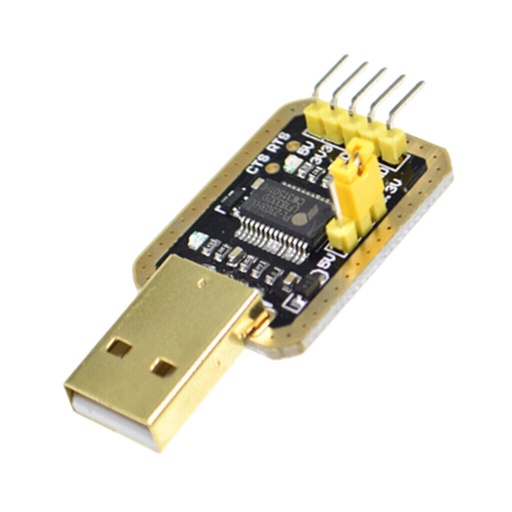 [USB-TTL-2303GD] Adaptador USB a TTL Prolific 2303 Golden