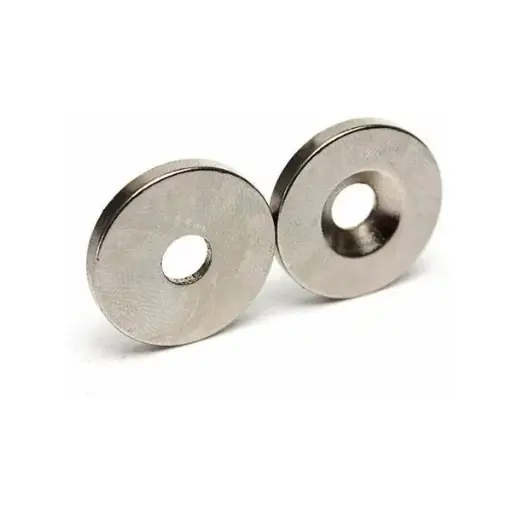 [MAG-25DX10-6] Iman de Neodimio Red. de 25mm x 10mm C/Agujero 