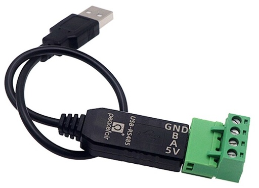[USB-RS485C] Adaptador Convertidor RS485 a USB, Cable Conversor de Señal RS485 a USB. Compatible con Win7, XP, Win98, Win2000, Win10