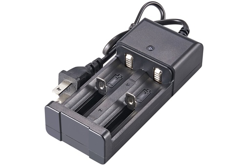 [BH18650-02] Cargador para 2 Baterías de Ion Litio 18650 3.7V (100~240V)