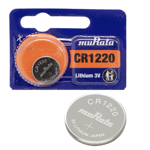 [CR1220-MUR] Bateria de Litio Boton 3V. CR1220 MURATA